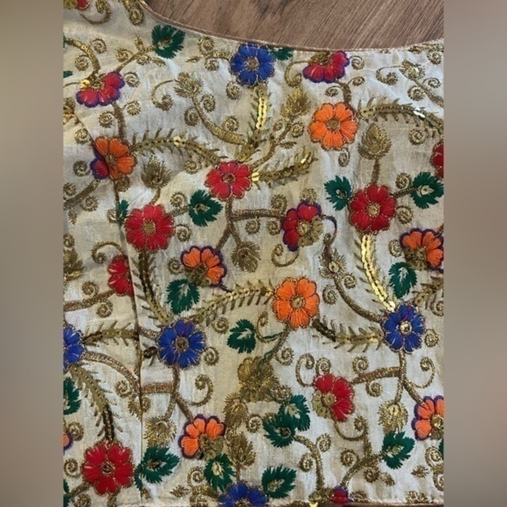 NWT Chandrakala Women's Party Wear Bollywood Readymade Indian Style Saree sz 3XL - Picture 7 of 16